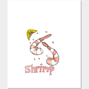 shrimp Posters and Art